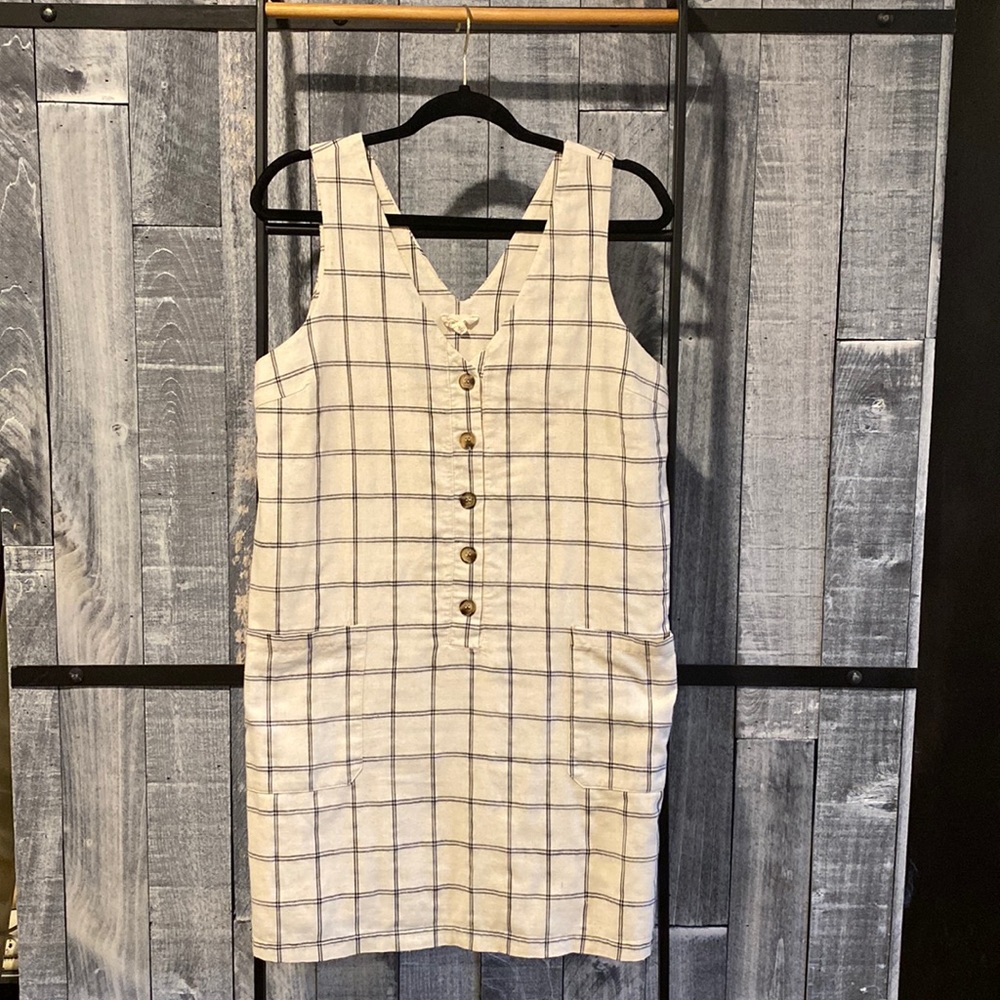 Grid Tank Dress